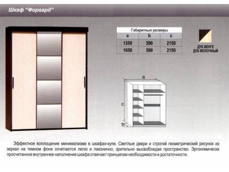 шкаф - купе форвард в Новосибирске