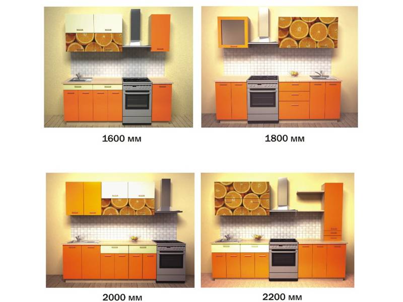 кухонный гарнитур апельсин в Новосибирске