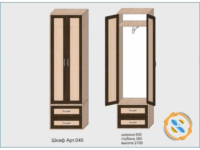 шкаф арт 040 в Новосибирске