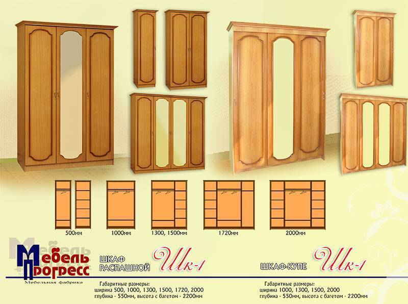 шкаф распашной «шк-1» в Новосибирске