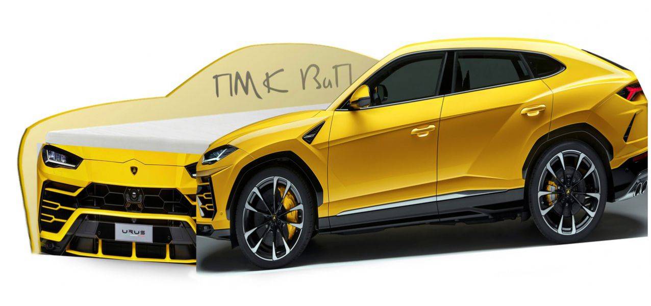 кровать-машинка lamborghini urus в Новосибирске