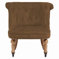 кресло amelie french country chair коричневое в Новосибирске