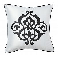 подушка с геральдическими лилиями fleur de lys white i в Новосибирске