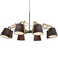 подвесная люстра arte lamp pinoccio a5700lm-8bk в Новосибирске