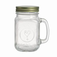 кружка с крышкой bormioli rocco drinking jar в Новосибирске