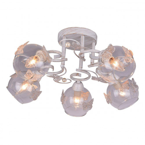 потолочная люстра arte lamp alessandra a5004pl-5wg в Новосибирске