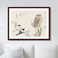 картина: smart owl watching, 1793г. в Новосибирске