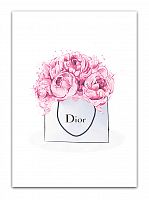 постер dior peonies а4 в Новосибирске