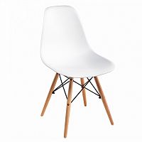 стул деревянный eames pc-015 white в Новосибирске