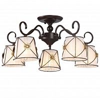 потолочная люстра arte lamp 72 a5495pl-5br в Новосибирске