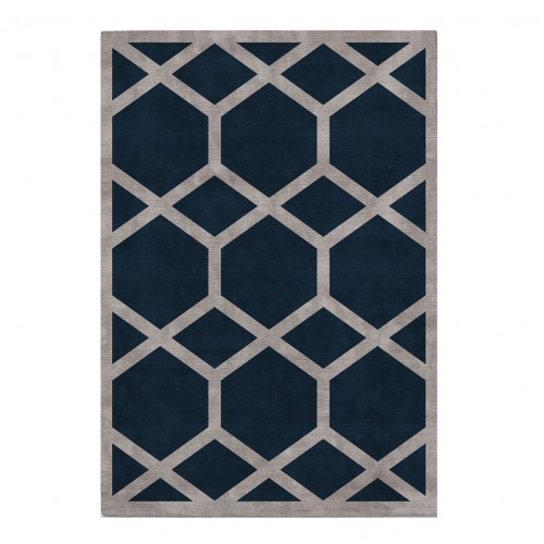 ковер ahston blue 300x400 синий в Новосибирске
