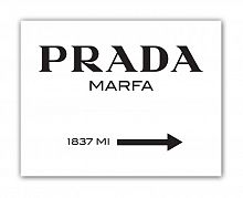 постер prada marfa а4 в Новосибирске