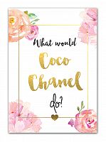 постер coco chanel а3 в Новосибирске