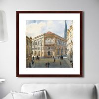 картина: view of the riga stock exchange, 1880г. в Новосибирске