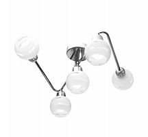 потолочная люстра idlamp agostina 361/5a-whitechrome в Новосибирске