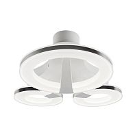 потолочный светодиодный светильник idlamp jenevra 397/3pf-ledwhitechrome в Новосибирске