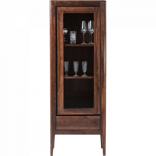 шкаф-витрина brooklyn walnut коричневый 65x40 в Новосибирске