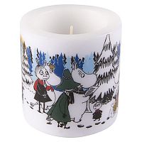 свеча большая moomin зимний лес, 8 см в Новосибирске