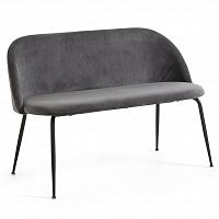 диван mystere двухместный серый от la forma (ex julia grup) в Новосибирске