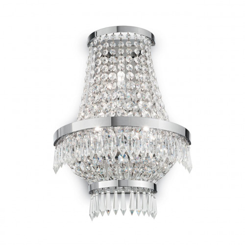 настенный светильник ideal lux caesar ap3 cromo в Новосибирске