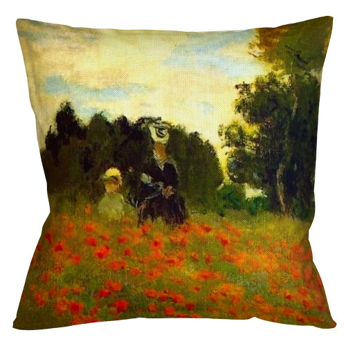 арт-подушка «маковое поле» в Новосибирске