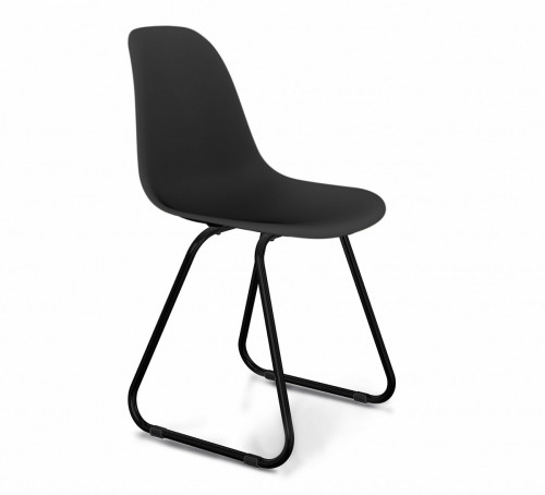 стул dsr черный s38 (eames style) в Новосибирске