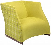 кресло vivienne armchair yellow checkerboard в Новосибирске