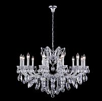 подвесная люстра crystal lux hollywood sp12 chrome в Новосибирске