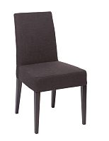 стул aylso dining chair кожа тёмно-коричневая в Новосибирске