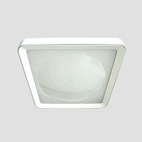 потолочный светодиодный светильник ambrella light orbital crystal sand fs1216 wh/wh 72w+29w d500*500 в Новосибирске