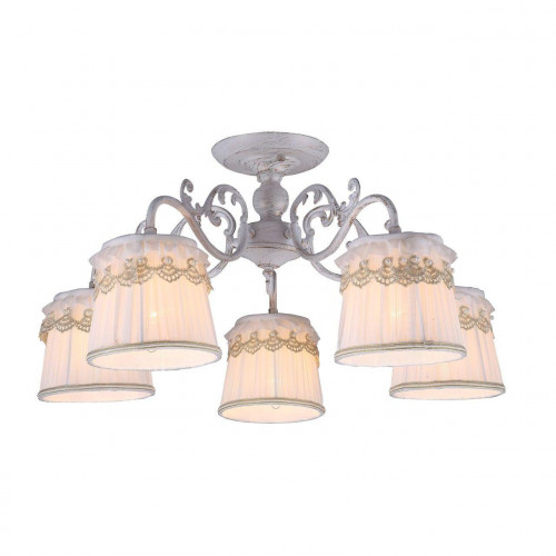 потолочная люстра arte lamp merletto a5709pl-5wg в Новосибирске