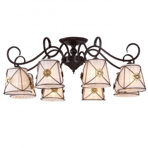 потолочная люстра arte lamp 72 a5495pl-8br в Новосибирске