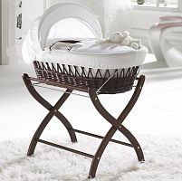 колыбель-переноска gift wicker moses basket темная, белое белье в Новосибирске