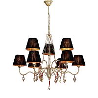 люстра coral от schuller золото/черная в Новосибирске