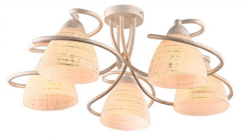 потолочная люстра arte lamp fabia a1565pl-5wg в Новосибирске