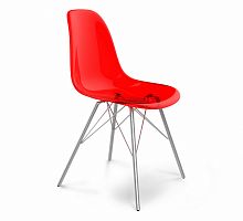 стул dsr красный s37 (eames style) в Новосибирске