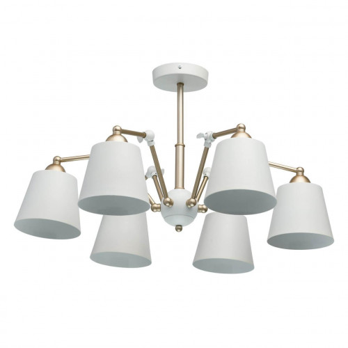потолочная люстра mw-light таун 6 691011906 белая в Новосибирске