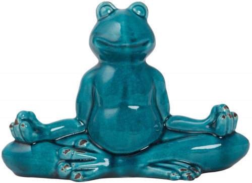 декор frog blue meditation в Новосибирске