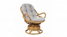 кресло-качалка swivel rocker коричневый в Новосибирске