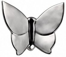 декоративная бабочка butterfly 12х14х5 (серебристая) в Новосибирске