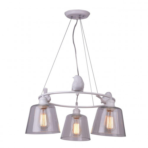 подвесная люстра arte lamp passero a4289lm-3wh в Новосибирске