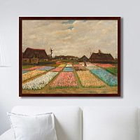 картина: flower beds in holland, 1883г. в Новосибирске