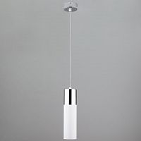 подвесной светильник eurosvet double topper 50135/1 led хром/белый в Новосибирске