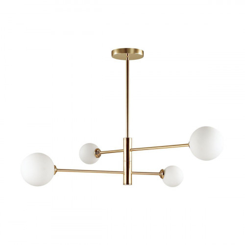 потолочная люстра lumion estelle 4418/4c белая в Новосибирске