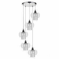 дизайнерская подвесная люстра spot light cordia 1192528 хром в Новосибирске