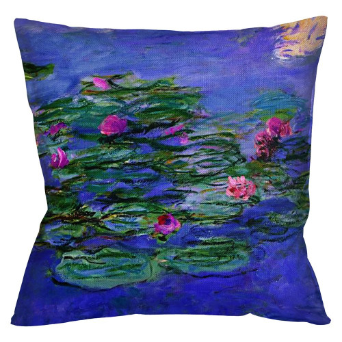 арт-подушка «водяные лилии», версия 1 в Новосибирске