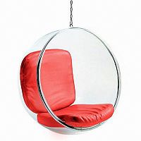 кресло bubble chair красное в Новосибирске