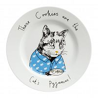 тарелка these cookies are the cat's pyjamas в Новосибирске