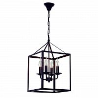 дизайнерская подвесная люстра spot light cage 9810404 черная в Новосибирске