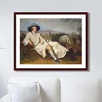 картина: goethe in the roman campagna, 1787г. в Новосибирске